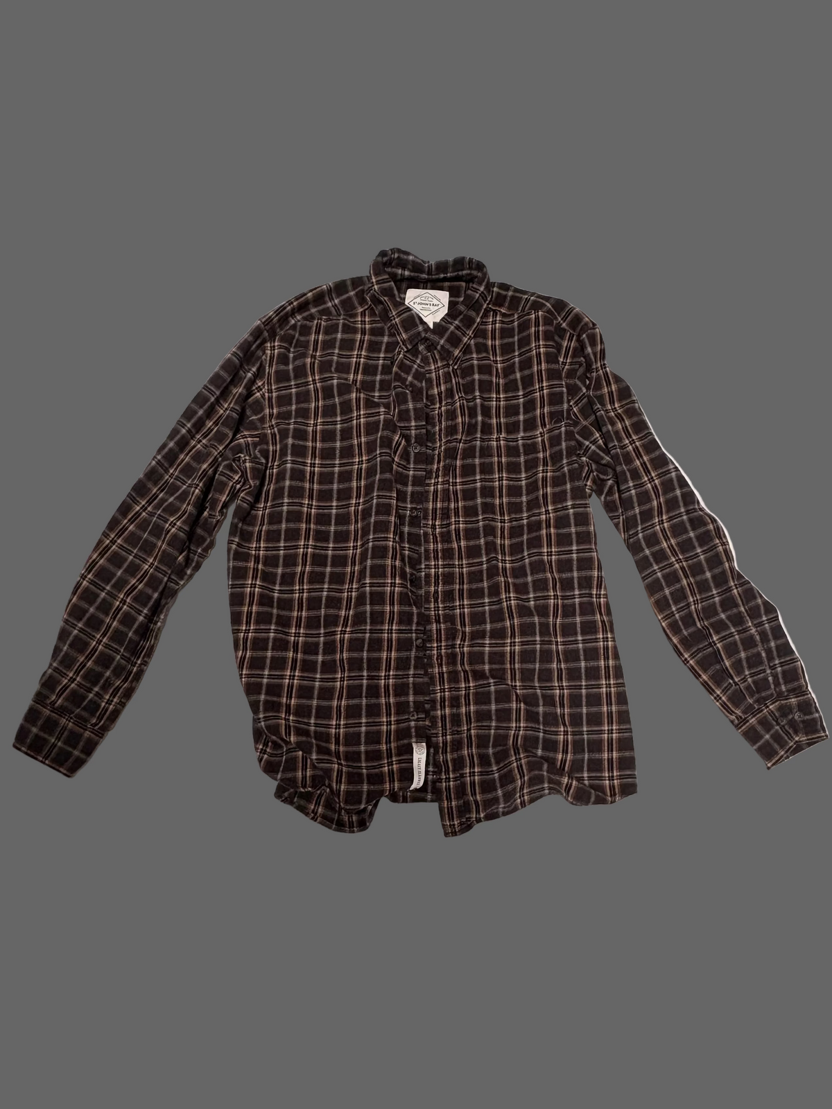 Rimaru Tempest Back Print Plaid Shirt