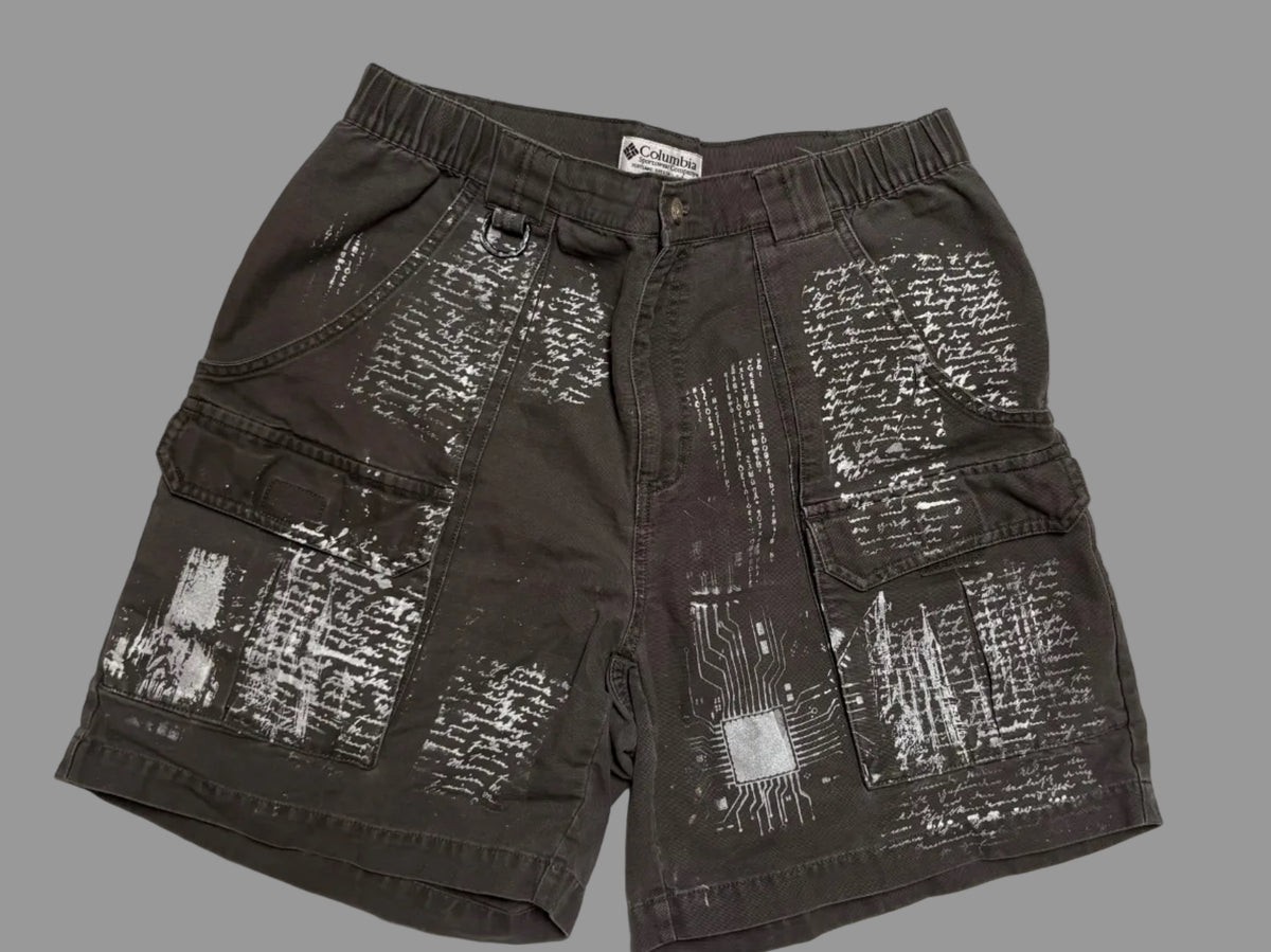 Medium Script Columbia Shorts