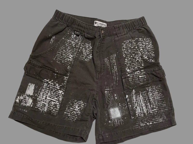 Medium Script Columbia Shorts