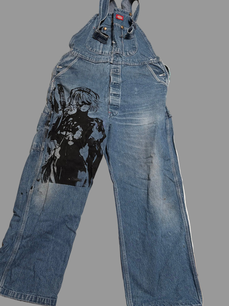 Large Printed Overalls