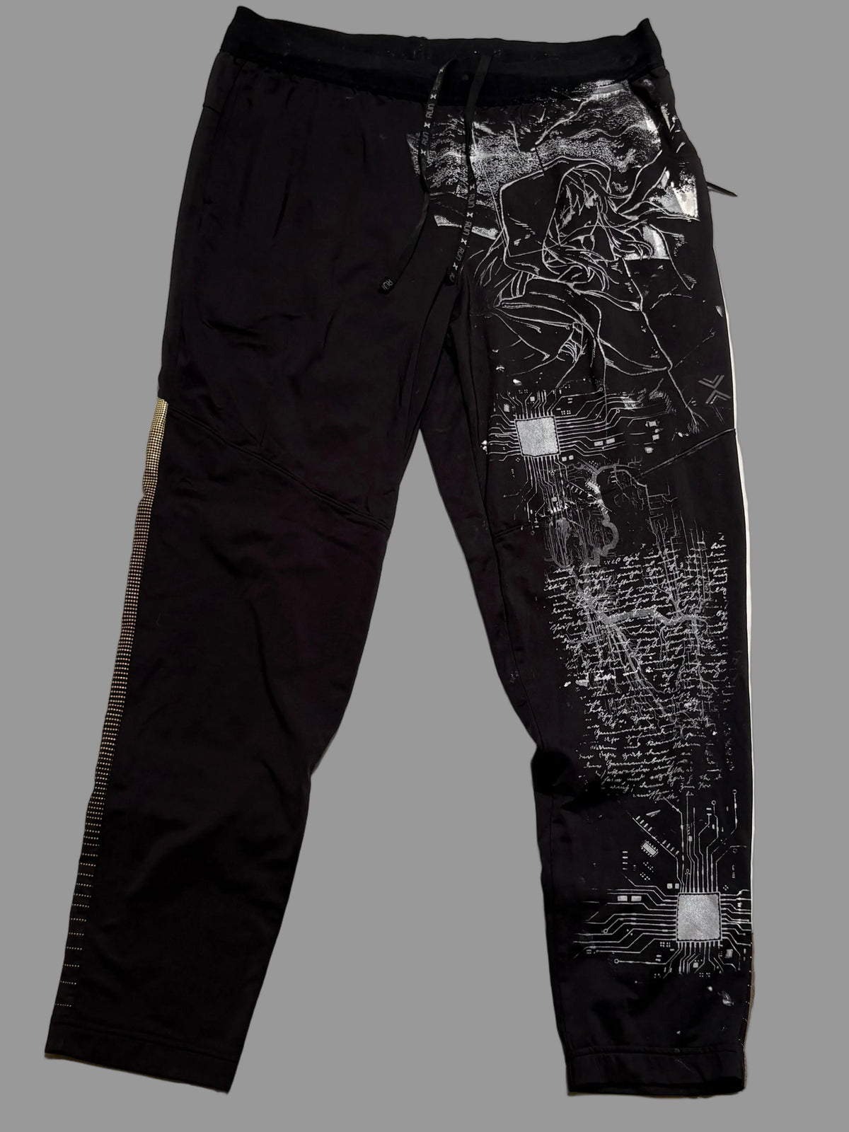 Large Printed Running Pants Active