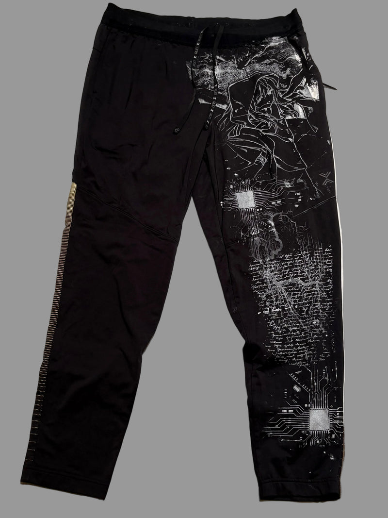 Large Printed Running Pants Active